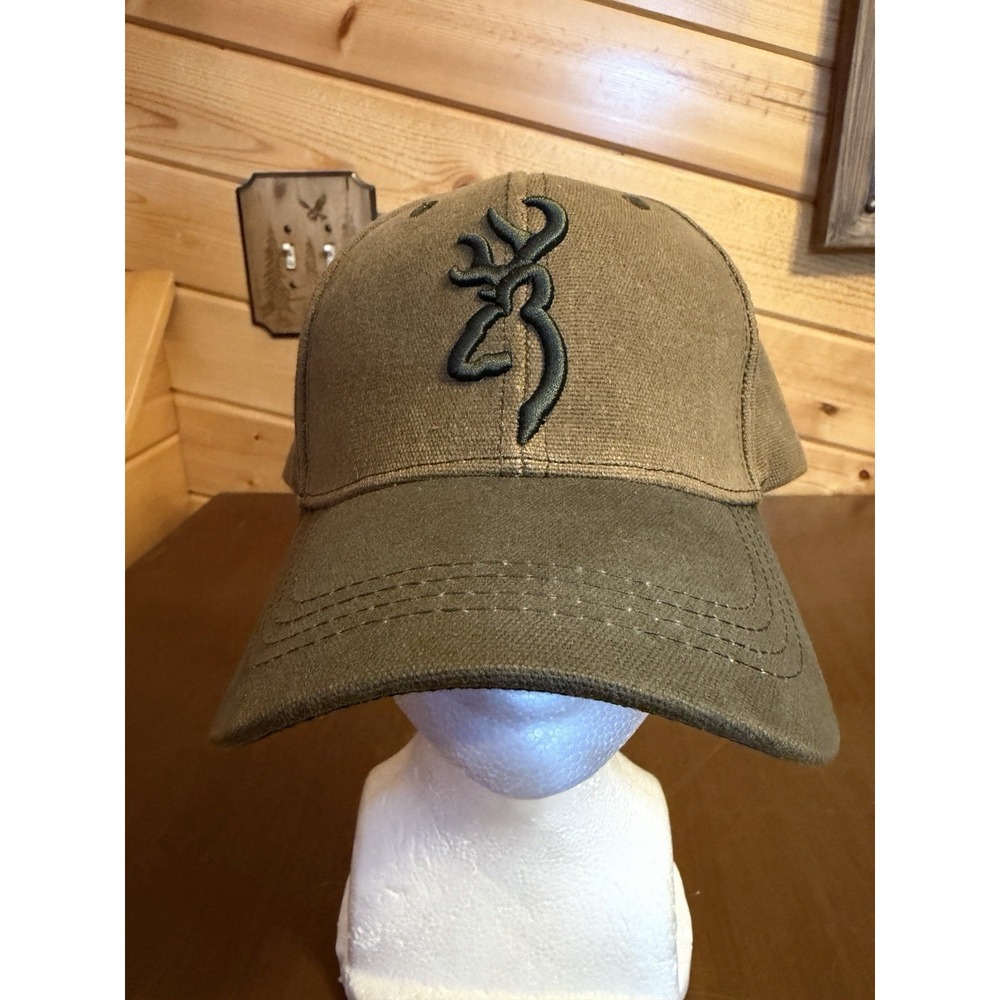 Browning Outdoor Hunting Adjustable Hat Cap Brown with Embroidered Brown Logo